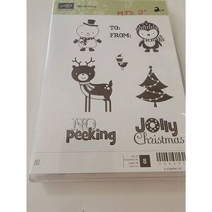 Stampin' Up! No Peeking Jolly Christmas Stamp Set